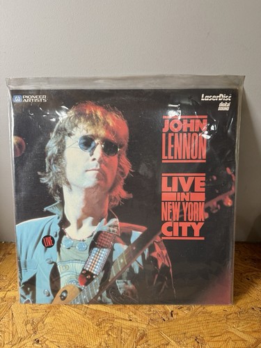 John Lennon Live In New York City One to One Concert 1972 LD Laserdisc BEATLES