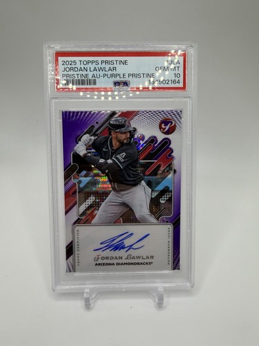 2025 Topps Pristine Pristine Autographs Jla Jordan Lawlar Purple /99 PSA 10