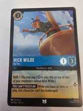 Nick Wilde SLy Fox COLDFOIL- Azurite Sea EN-6 - Disney Lorcana