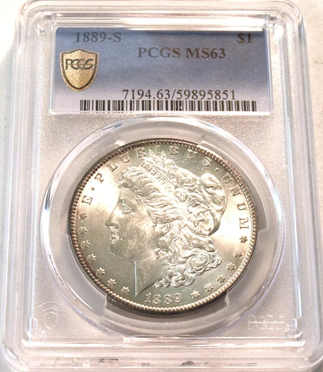 1889 1ドル 銀貨 アメリカ PCGS MS63 モルガンダラー 078 【公式通販】