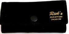 Small Promo Jewelry Travel Bag Black Velvet