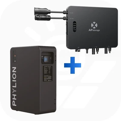 APSYSTEMS + FELICITY APsystems EZHI 2,76kWh - Speicher-Set | Phylion LiFePO4 Batteriespeicher