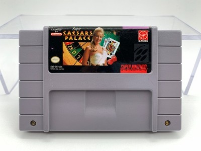 SUPER CAESAR'S PALACE Super NES SNES ~Authentic, Cleaned & Tested~ SNS0002