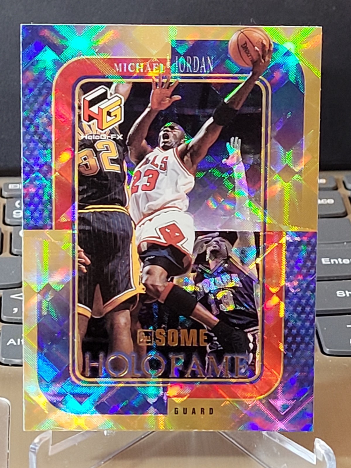 Michael Jordan 1999 Upper Deck HoloGrFX #HF-1 HoloFame Gold Price 