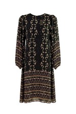 NWT Farm Rio Long-Sleeve Sheer Floral/Butterfly Maxi Dress with Slip Size M
