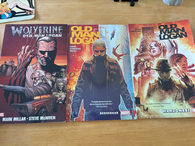 Marvel Old Man Logan Wolverine Trade Paperback Graphic Novel Lot of 3