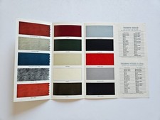 Triumph Tr4a Gt6 Spitfire Vitesse Herald 2000 Colour Guide 1967