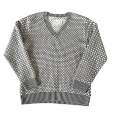 Long Wharf Supply CO Osterville SeaWell V-Neck Sweater Size XL Nautical Preppy