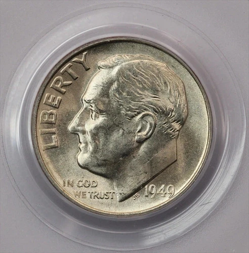 1949-S Roosevelt Dime PCGS MS64