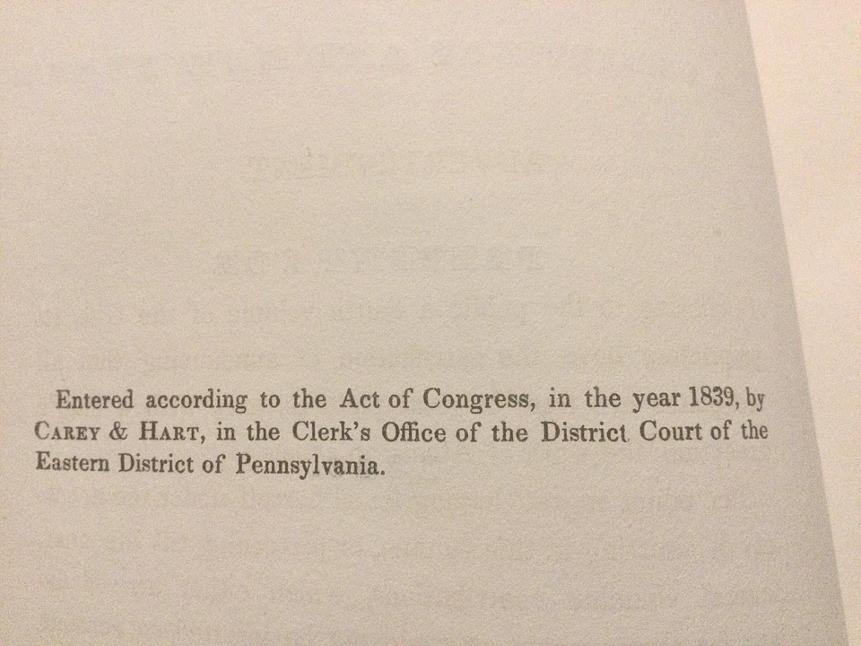 1839 The Gift Edgar Allan Poe  1st Edition 1st Printing Tale "William Wilson" - Image 4 of 4