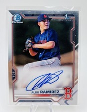 2021 Bowman Chrome - Prospect Autographs Aldo Ramirez #CPA-ARA (AU, RC)