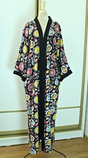 Uzbek Ikat Chapan Handmade Cotton Kimono Kaftan Boho Jacket Robe Festival Coat