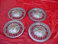 Aftermarket Wire Hubcap Set 4 15 Wheel Covers Caps Aftermarket Wire Hubcap Set 4 15 Wheel Covers Caps