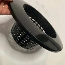 HydroFarm 6" Wide Lip Mesh Bucket Lid Basket Variation HG6RDBK