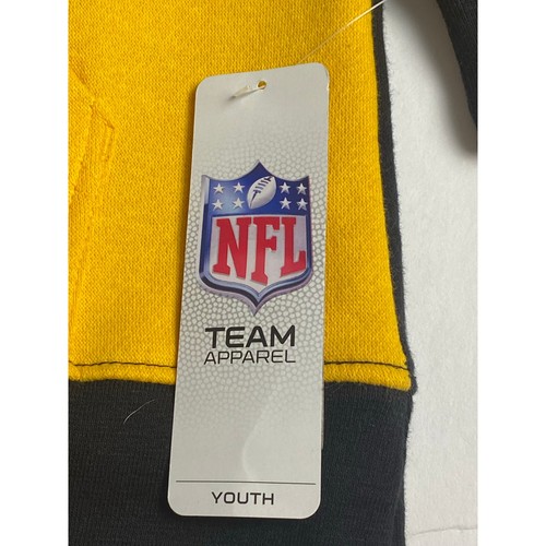 NFL Team Apparel Youth Steelers schwarz gelb Pullover Hoodie Gr. XXL (18) - Bild 5 von 6