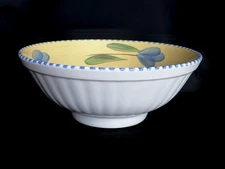 Maxam Mediterranean Italian Vegetable/Pasta/ Serving Bowl~~Hand Painted  NEW