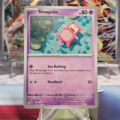 Slowpoke 079/165 Non-Holo Scarlet & Violet 151 Pokemon TCG NM/M