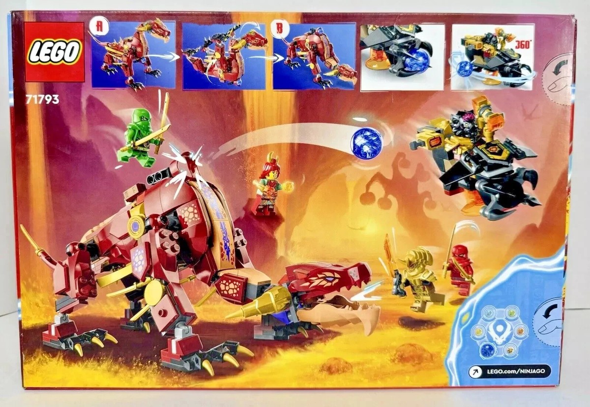 LEGO (71793) Ninjago: Heatwave Transforming Lava Dragon New Sealed