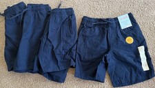 Cat Jack Pull On Shorts Size Small 6/7 Pull Uniform NWOT Navy
