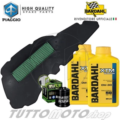 BARDAHL - HIFLO Tagliando PIAGGIO Medley 125-150 IE ABS 4T 2020-2022 / Kit Olio Bardahl Filtri
