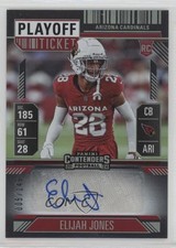 2024 Panini Contenders Rookie Playoff Ticket 5/149 Elijah Jones #262 Auto 8f7