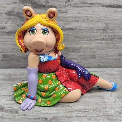 Disney Romero Britto Pop Art Miss Piggy Figurine 7'' Tall