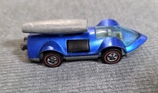 Vintage Redline Hot Wheels 1970 Rocket-Bye-Baby * (Blue)