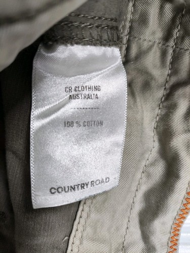 Country Road Cargo Shorts Men's Size 36 Khaki Casual Pockets Outdoors - Picture 6 of 9