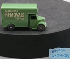 1956 Matchbox Lesney #17-A Bedford Removal Services Van Gray Metal Wheels