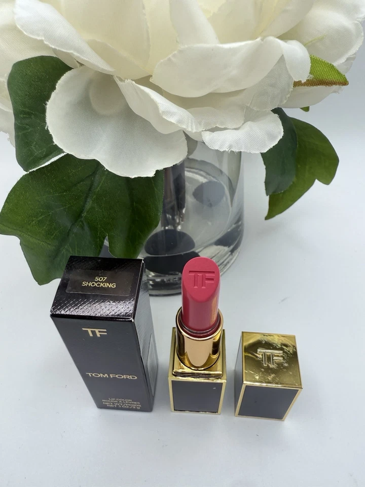 Tom Ford lip Color Lipstick 507 Shocking Full size 0.1 oz New in Box - Image 2 of 2