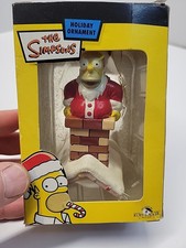 2004 The Simpsons Homer Resin Christmas Holiday Ornament Chimney