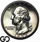 1952 Washington Quarter, Premium Quality Superb Gem BU++