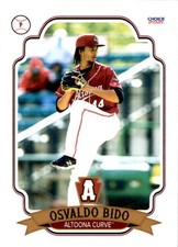 2021 Altoona Curve Choice #4 Osvaldo Bido Dominican Republic - NM Baseball Card