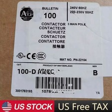 Allen Bradley 100-D180EJ11 New Box Contactor 100-D180EJ11 US Free Fast Ship