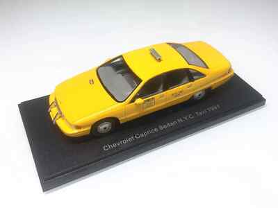 RARE!!! BOS 1/43 Scale Resin Chevrolet Caprice Sedan N.Y.C. Taxi
