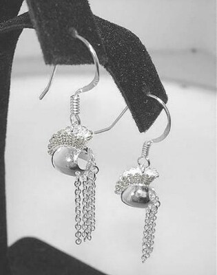 10MM SOLID 925 STER SILVER ANCIENT HAWAIIAN WARRIOR IKAIKA HELMET HOOK EARRINGS