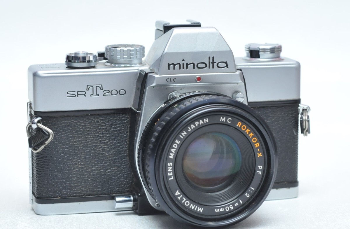 Minolta SRT 200 Film Camera with 50mm F2 Lens Kit | eBay