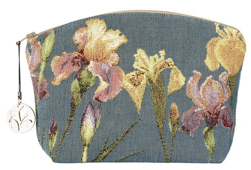 Giverny Iris Tapestry Purse/Jewelry Bag 