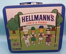 Hellmann's Milwaukee Brewers Racing Sausages Metal Lunch Box 