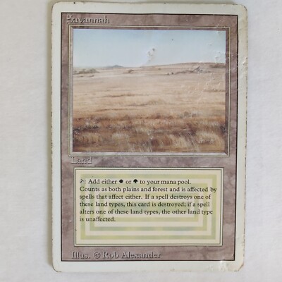 Savannah - DMG - Revised Edition 3ED - MTG | eBay