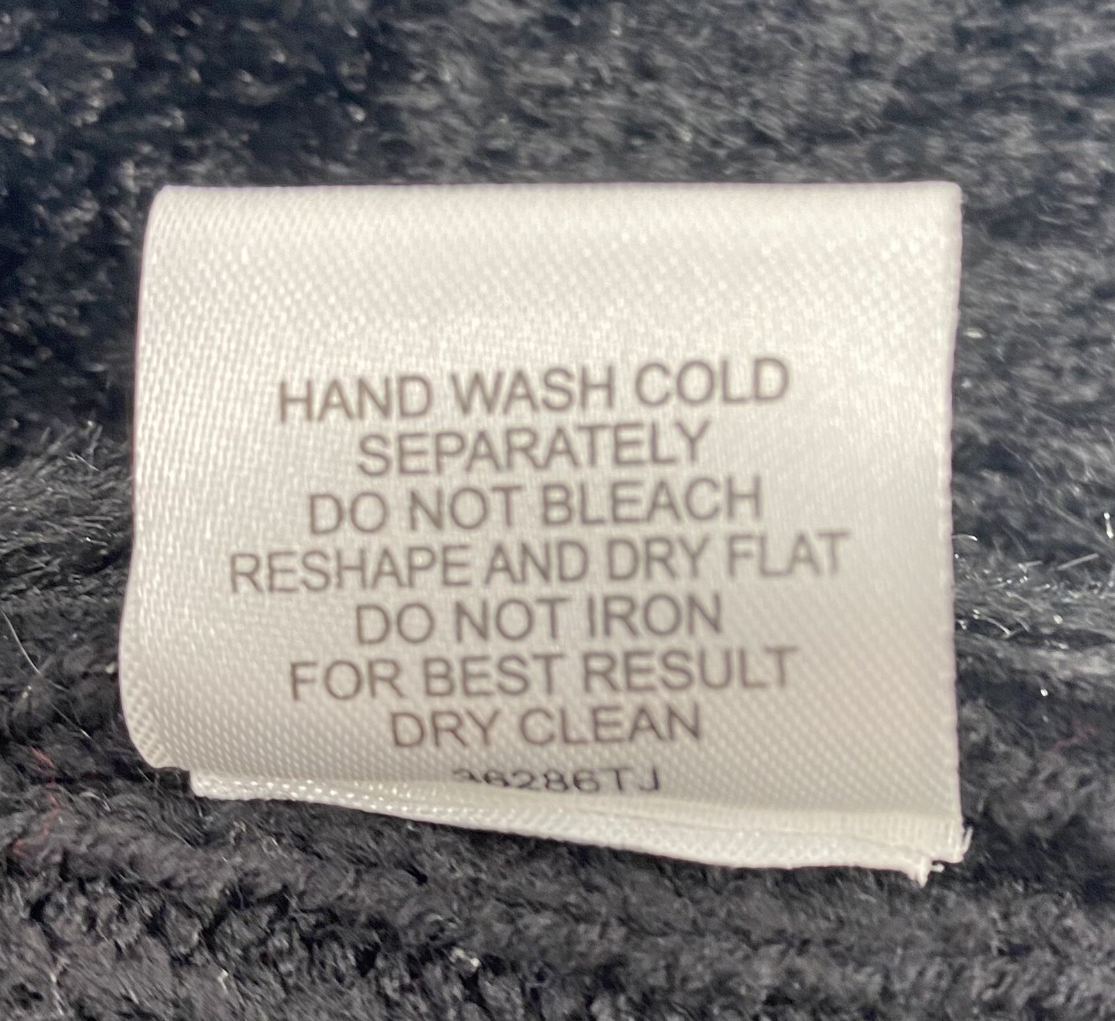 Fever Preowned Shaggy Faux Fur Jacket Black/Gray Womens XL EUC Long Sleeve Lined