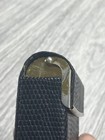 Bosca Black Cigarette Case very good condition Vintage Genuine Lizard — photo 4