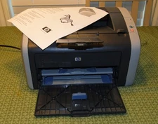 HP LaserJet 1012 Standard Laser Printer Solenoid Rebuilt, No Paperjam w/TONER