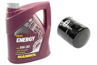 MotoröL ÖLfilter SM143 Set 5W30 4 Liter FüR Lexus Mini Toyota Previa Yaris