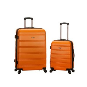 orange suitcase set