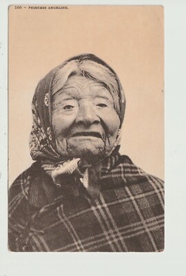 POSTCARD PRINCESS ANGELINE NATIVE AMERICANA