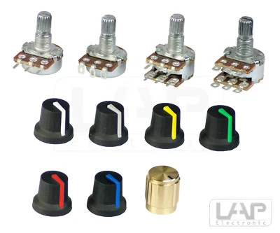 Potentiometer | Stereo | Mono | linear | logarithmisch | Rotary Taper Poti