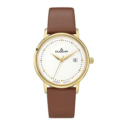 Dugena Women's Watch 4460792 Mila, Leather Strap Brown