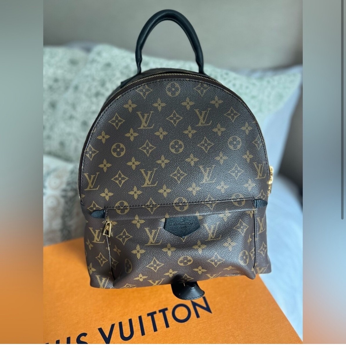Louis Vuitton Palm Springs Backpack MM Brown Canvas Monogram  display picture 1