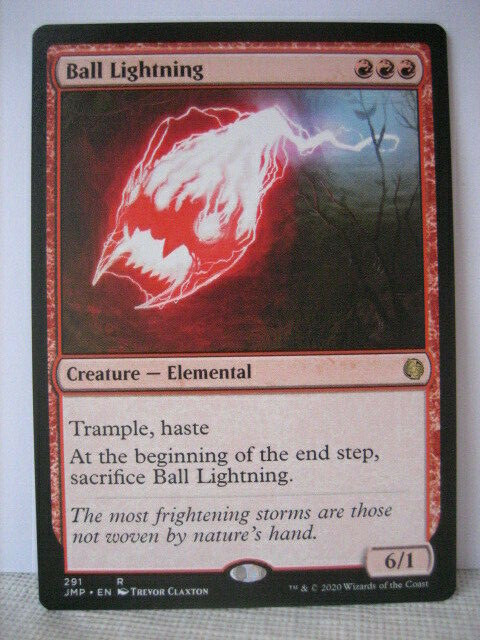 MtG Trading Card Game Masters 25 Rare Ball Lightning #121 MtG Trading Card Game Masters 25 Rare Ball Lightning #121